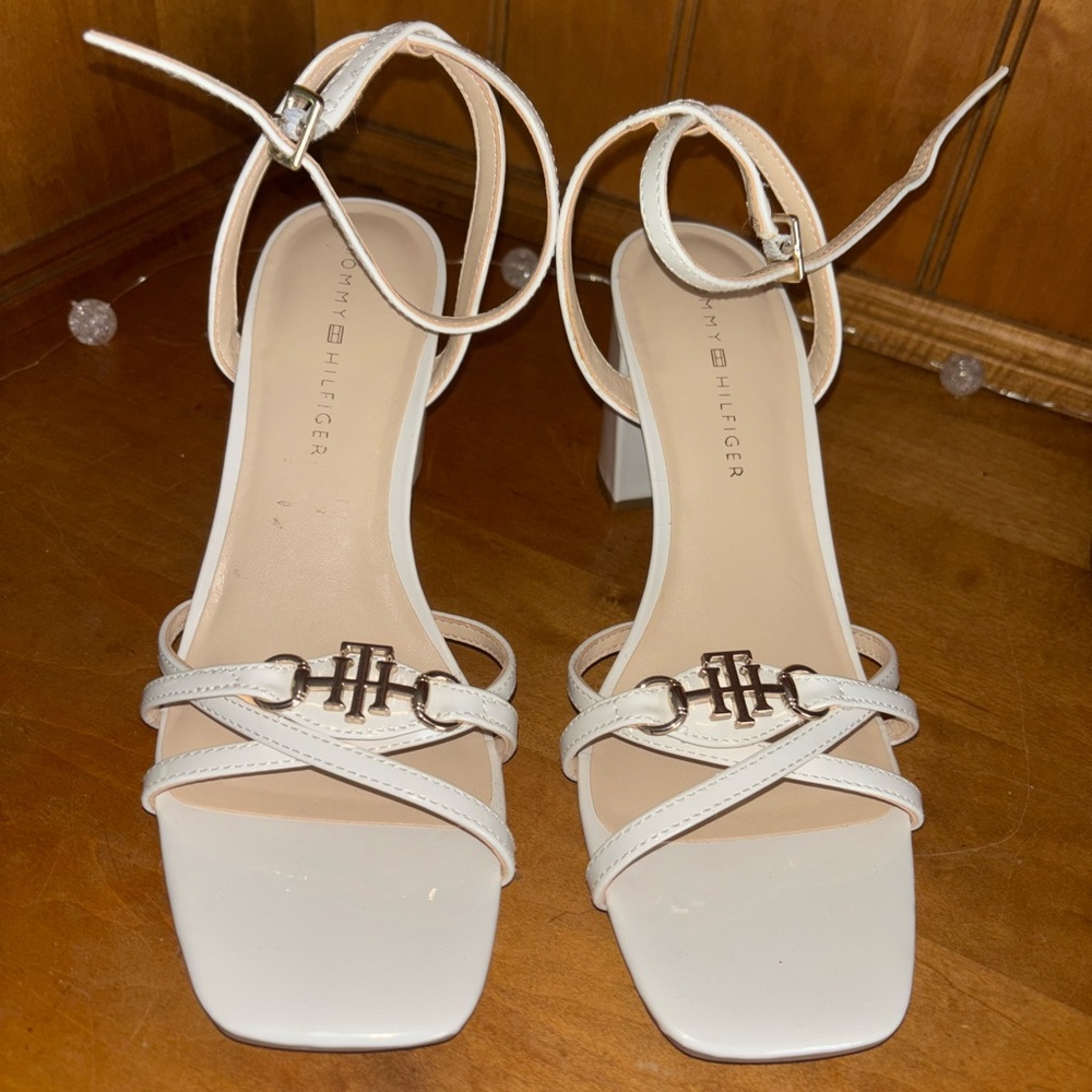 Tommy Hilfiger White Strappy heels